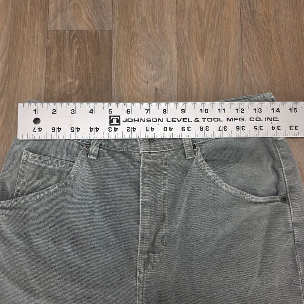 Comptoir des Cotonniers Women's Gray Denim Jeans Size 26‎ Cropped Straight Leg - Picture 5 of 8